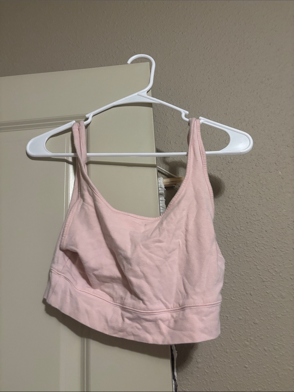 American Eagle Outfitters Light Pink Cropped Tank Top
